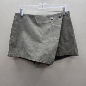 Free People Olive Green Wrap Skort